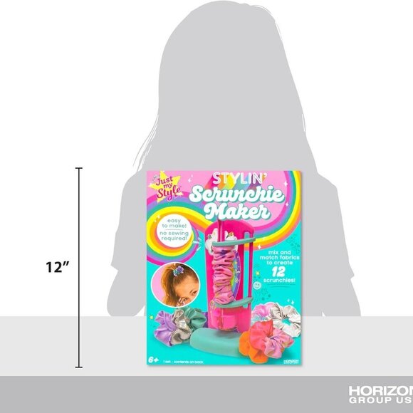 DIY Satin Scrunchie Maker Kit with Gemstones and Sequins for Hair Fashion main image 5